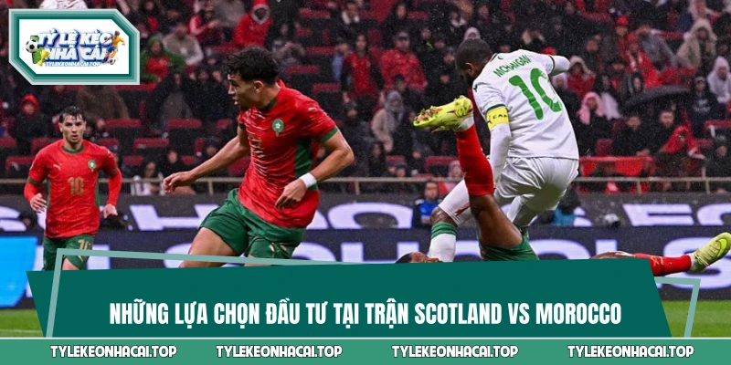 Những lựa chọn đầu tư tại trận Scotland vs Morocco